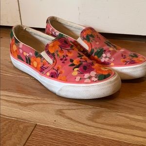 Summer floral slip on Keds 7